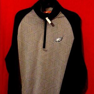 Women's Philadelphia Eagles Cutter & Buck Half-Zip Pullover Jacket
